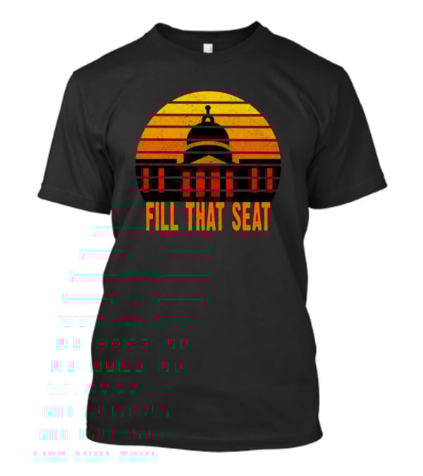 Fill That Seat 3ocgy Capitol Sunset Stripes T-Shirt