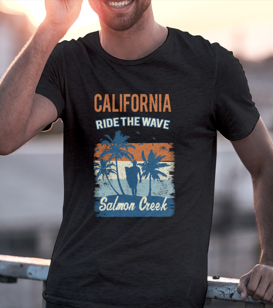 California Ride The Wave Salmon Creek T-Shirt