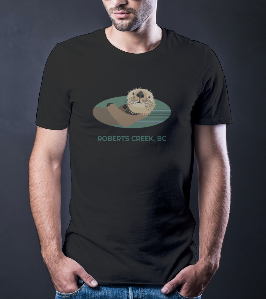 Cute Otter Roberts Creek BC Wildlife T-Shirt