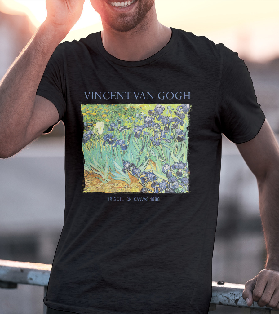 VINCENT VAN GOGH IRIS OIL ON CANVAS 1888 T-Shirt