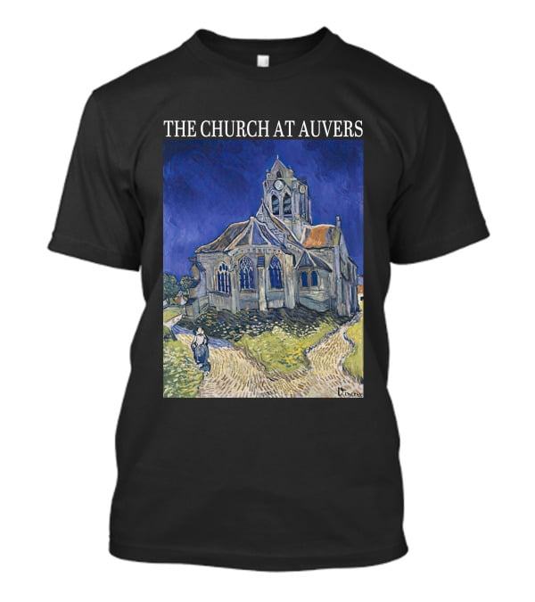 Van Gogh The Church At Auvers Painting By Vincent Van Gogh T-Shirt