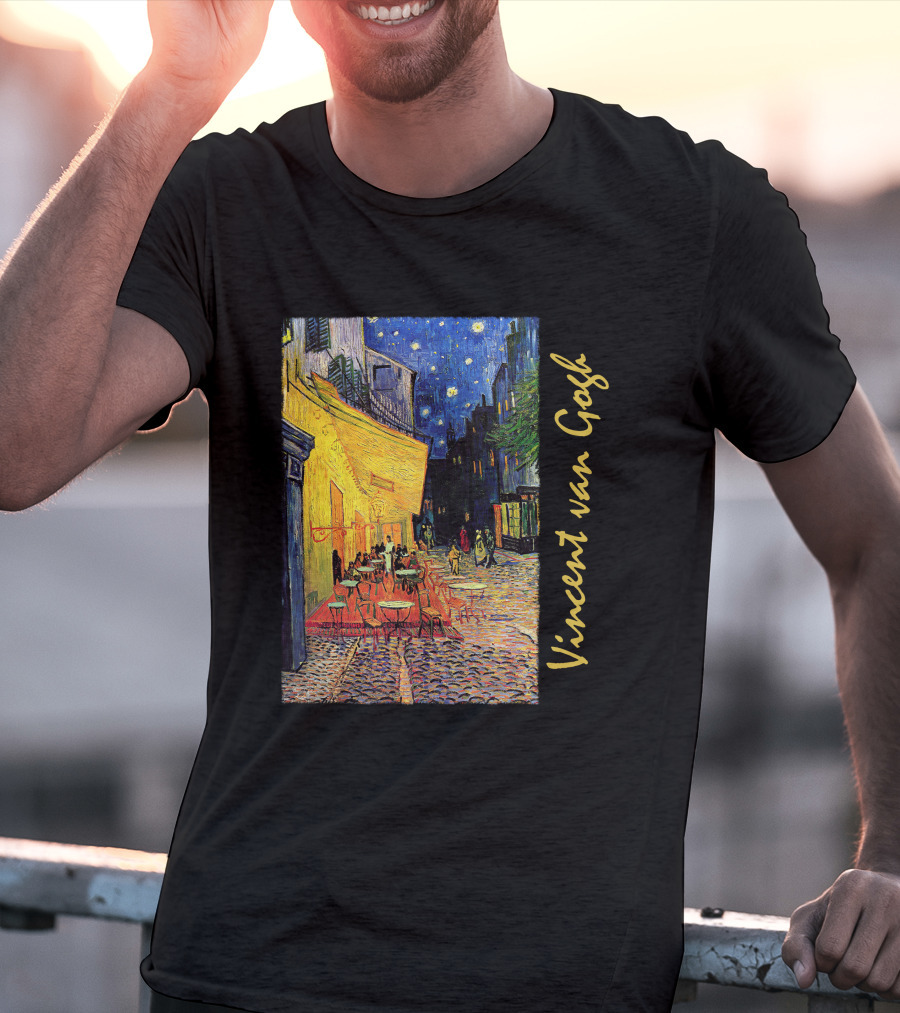 Vincent Van Gogh Café Terrace At Night T-Shirt