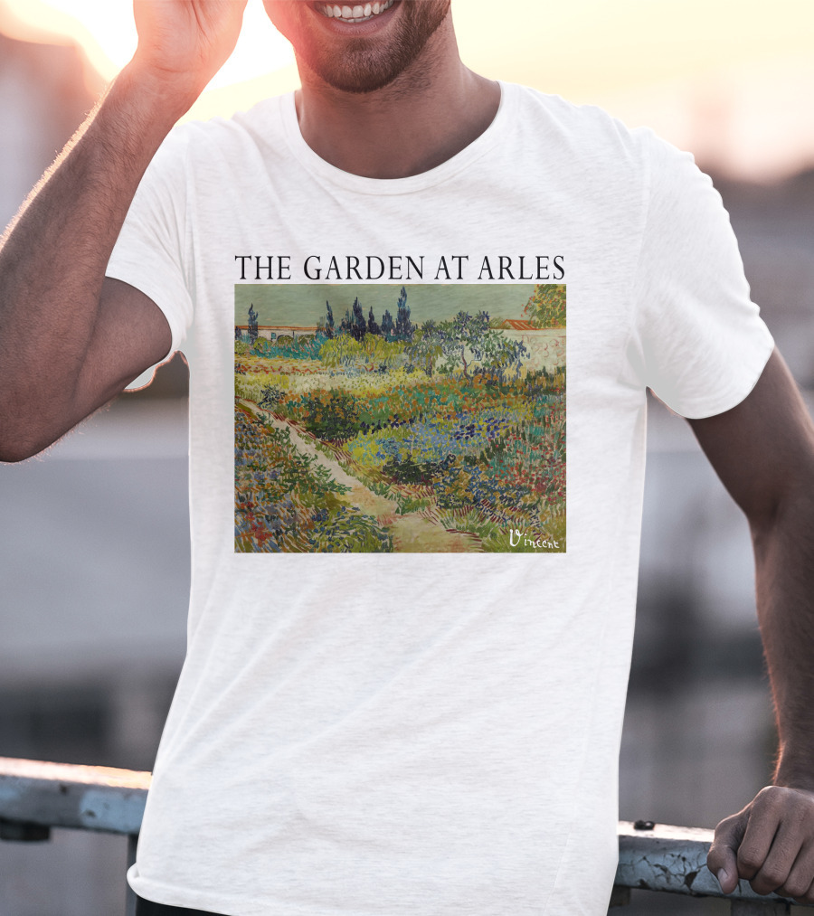 The Garden At Arles Vincent Van Gogh Vincent Signature T-Shirt