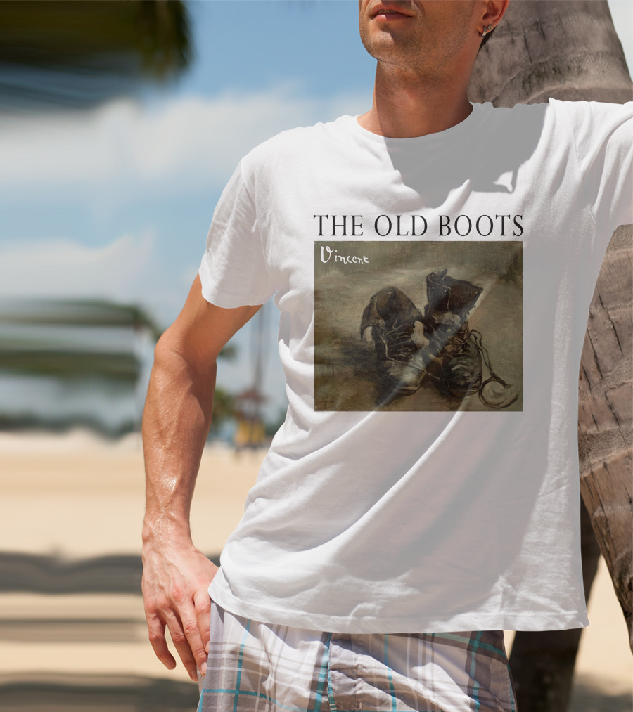 The Old Boots Vincent Van Gogh Painting Vintage T-Shirt