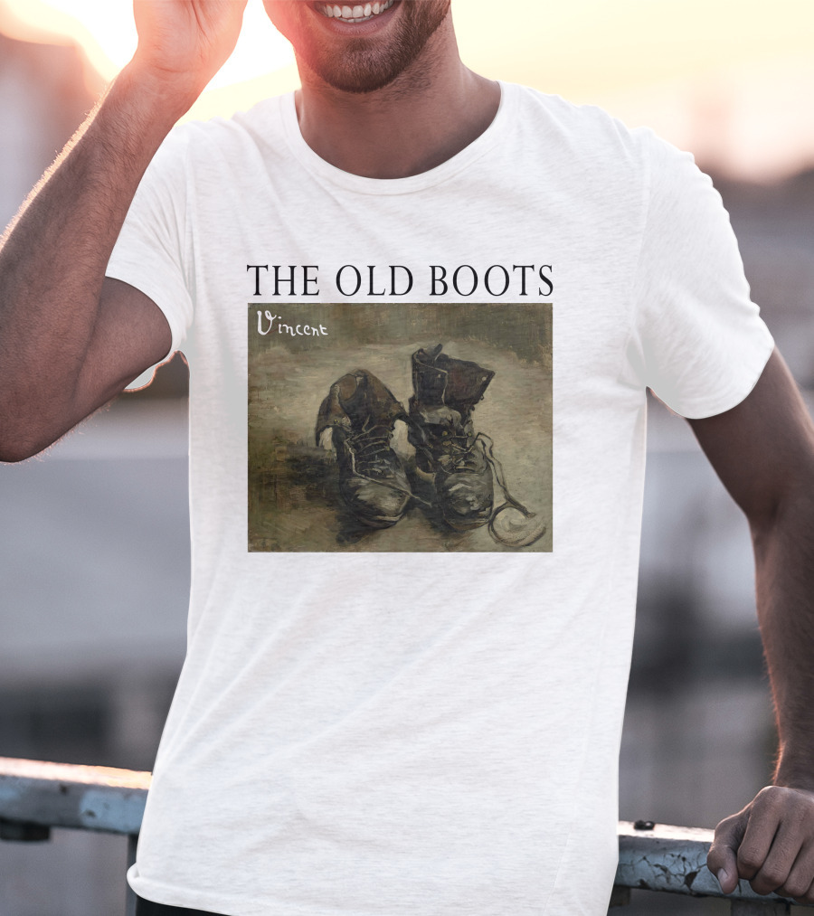 The Old Boots Vincent Van Gogh Painting Vintage T-Shirt