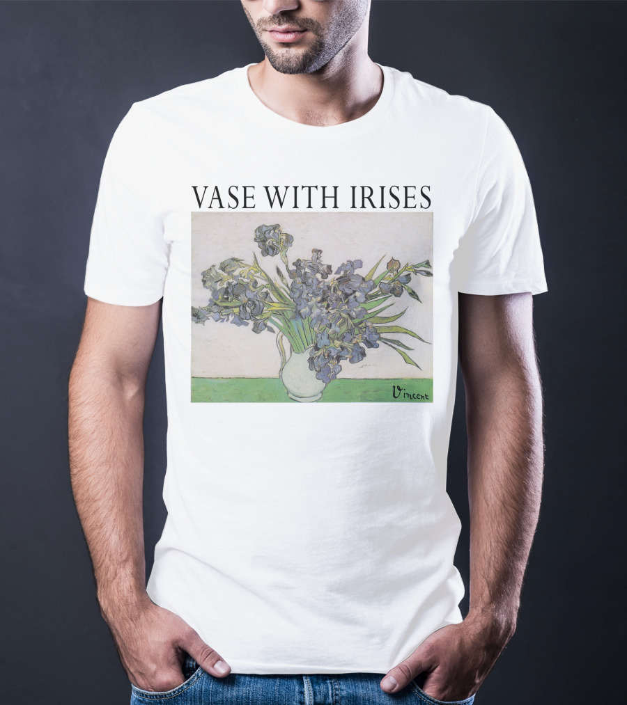 Vase With Irises Vincent T-Shirt