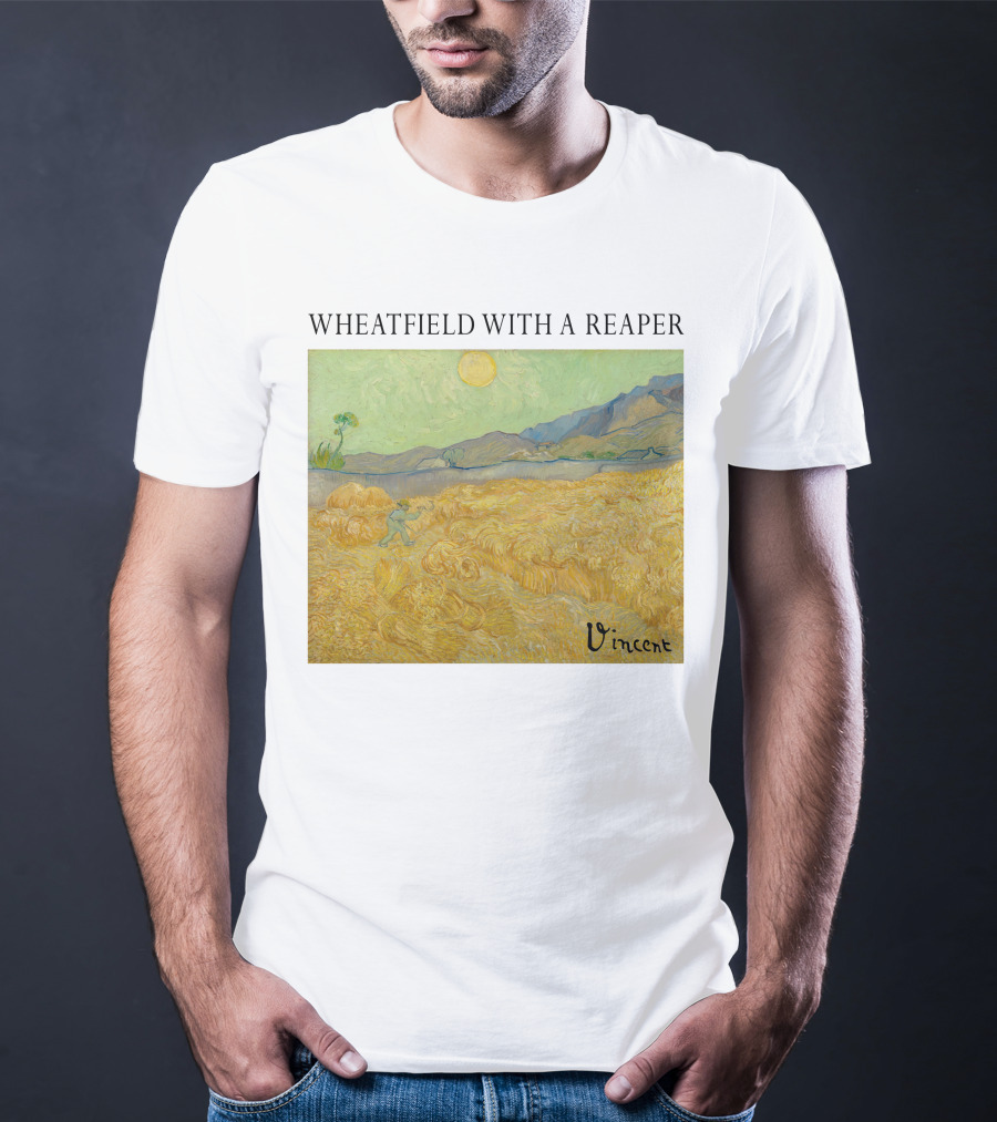 Wheatfield With A Reaper Vincent T-Shirt