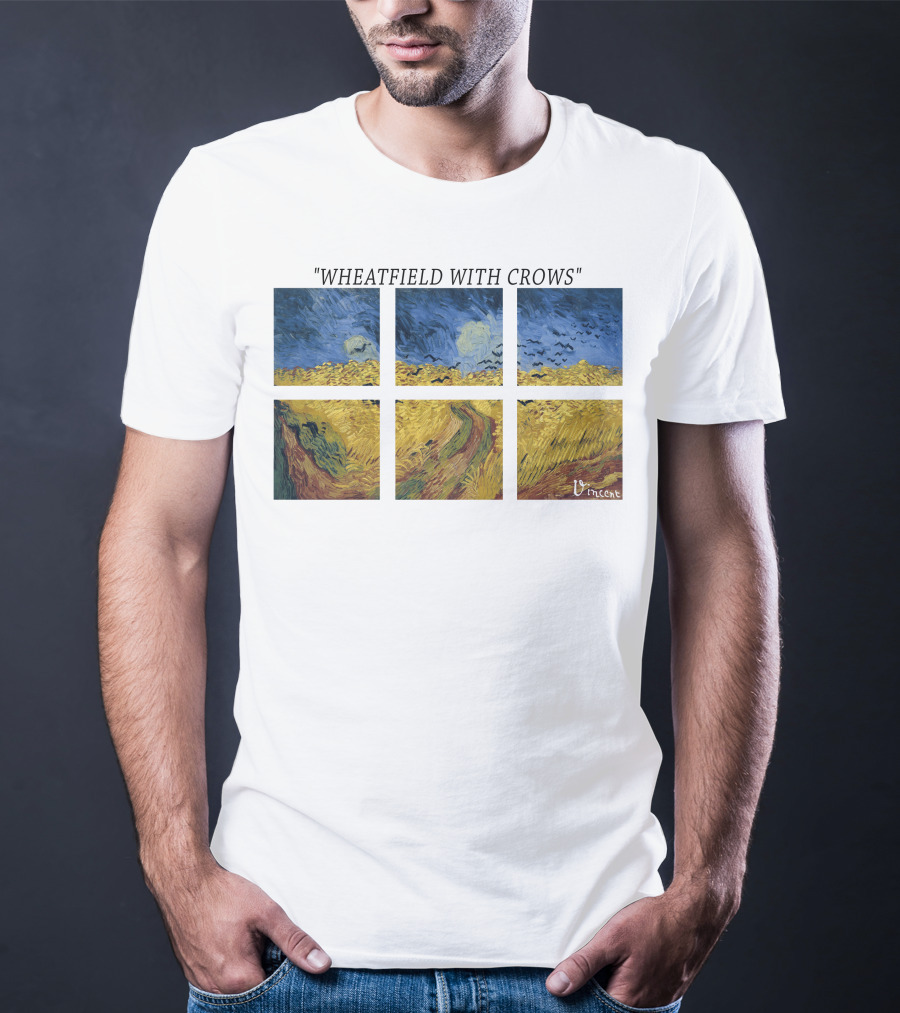 Vincent Van Gogh Wheatfield With Crows Vincent T-Shirt