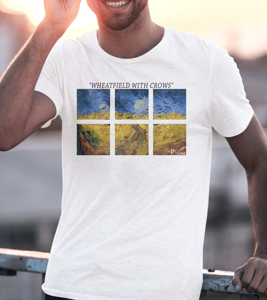 Vincent Van Gogh Wheatfield With Crows Vincent T-Shirt