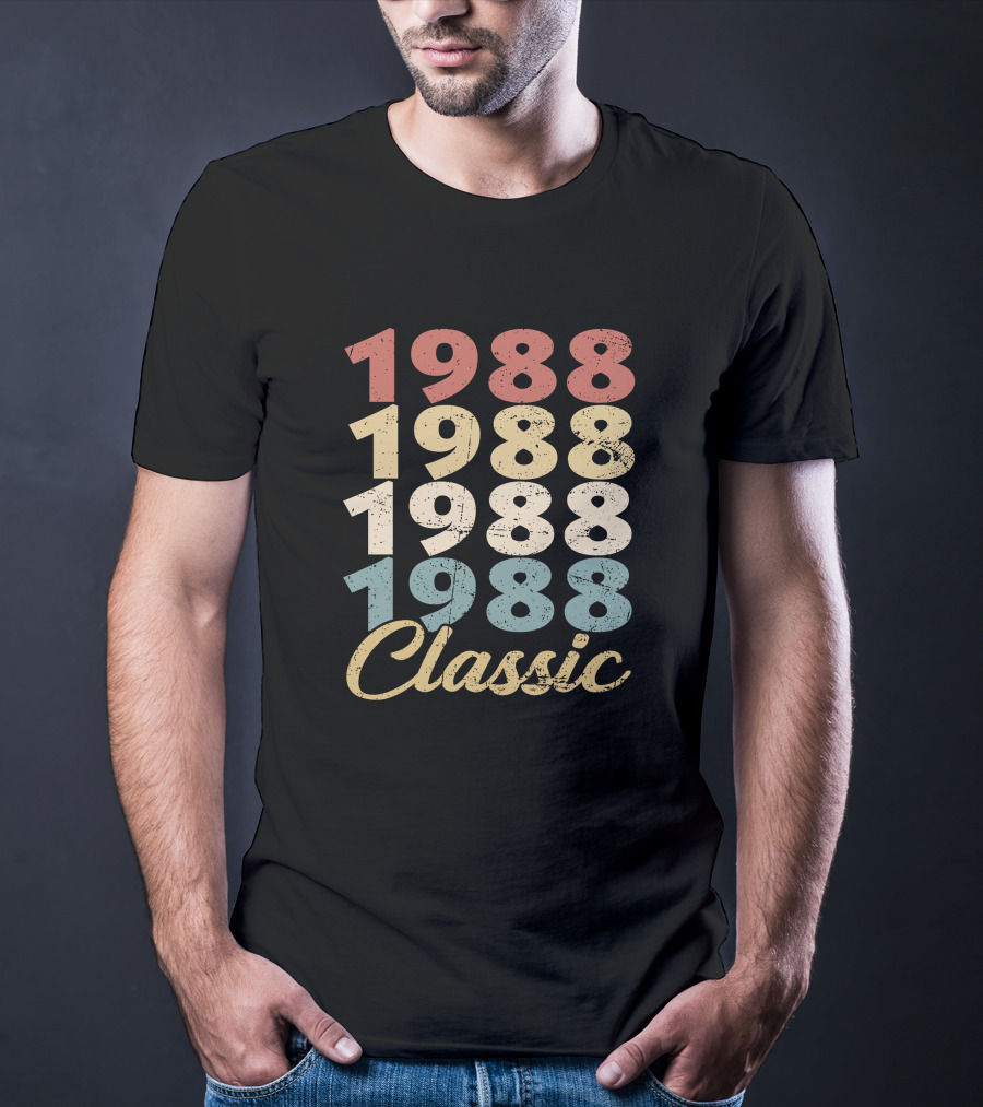 1988 Classic Retro Style Vintage T-Shirt