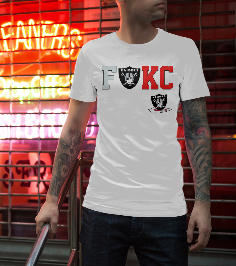 F Raiders KC Chiefs T-Shirt