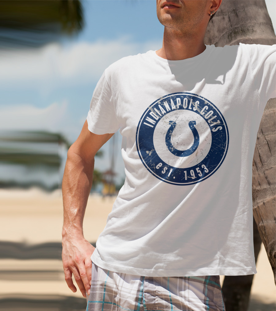 Indianapolis Colts Est. 1953 Vintage Horseshoe T-Shirt