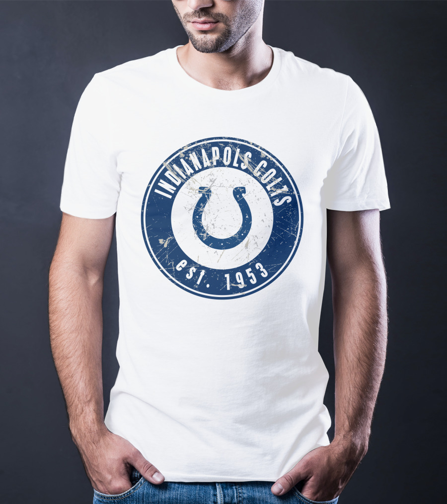 Indianapolis Colts Est. 1953 Vintage Horseshoe T-Shirt