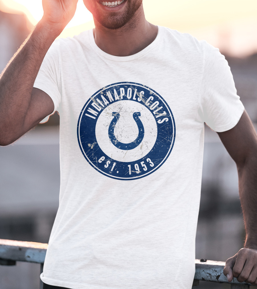 Indianapolis Colts Est. 1953 Vintage Horseshoe T-Shirt