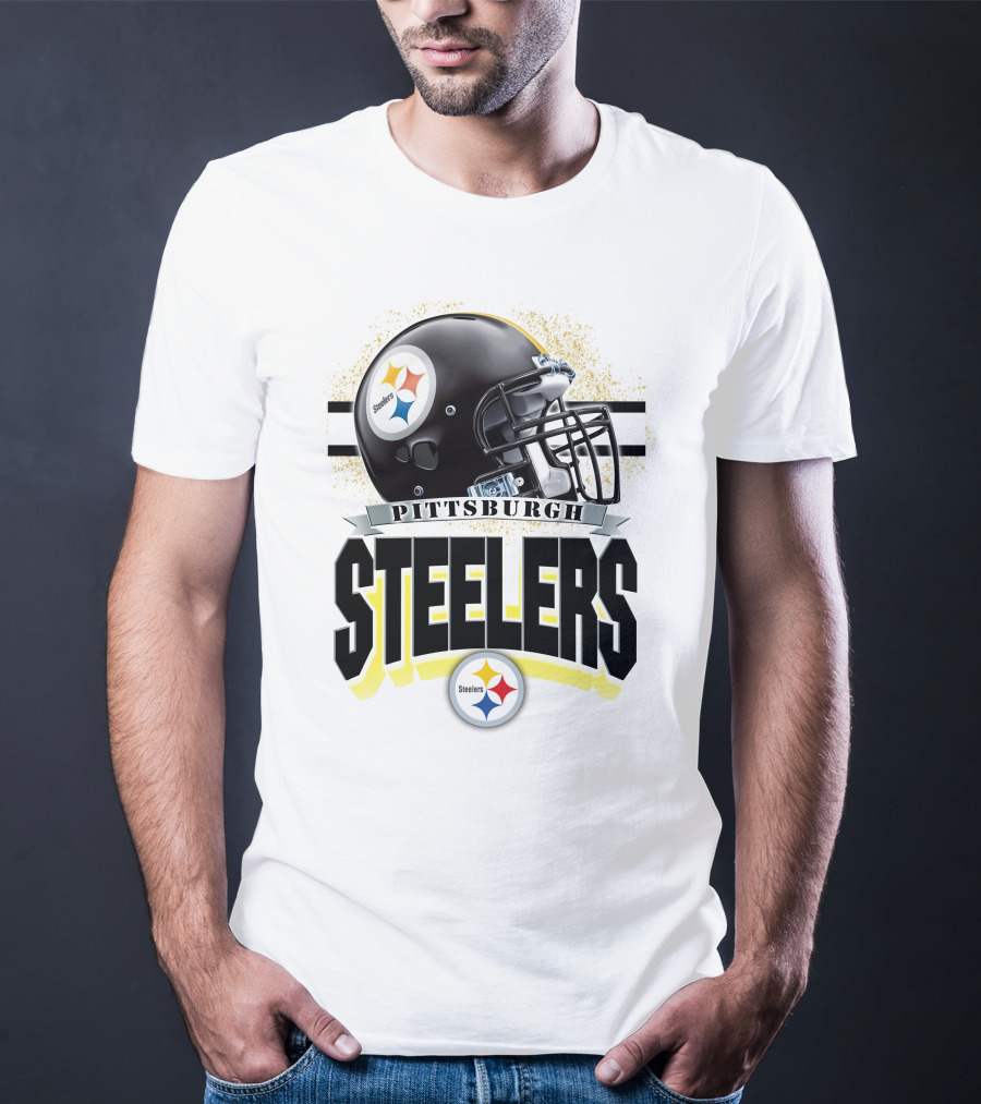 Pittsburgh Steelers Football Helmet Team T-Shirt