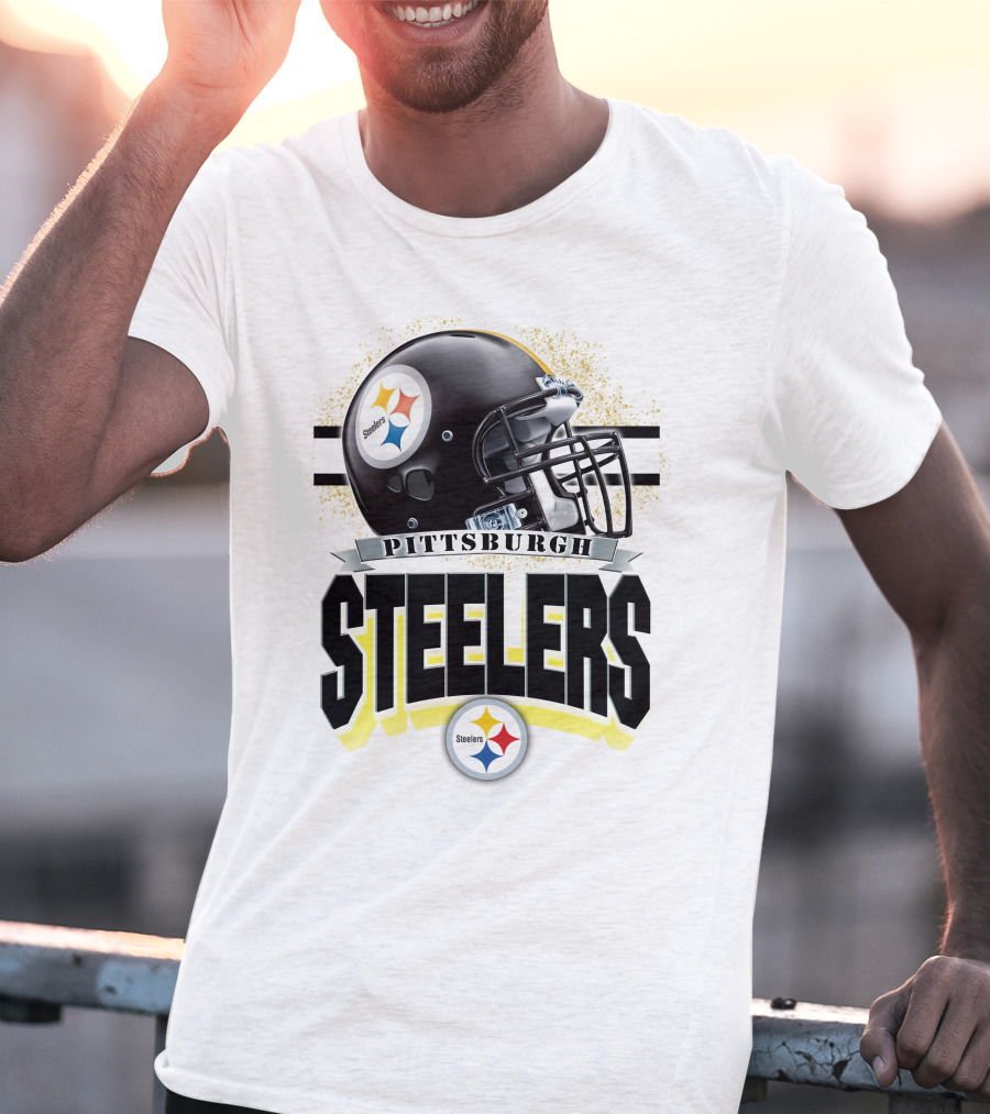 Pittsburgh Steelers Football Helmet Team T-Shirt