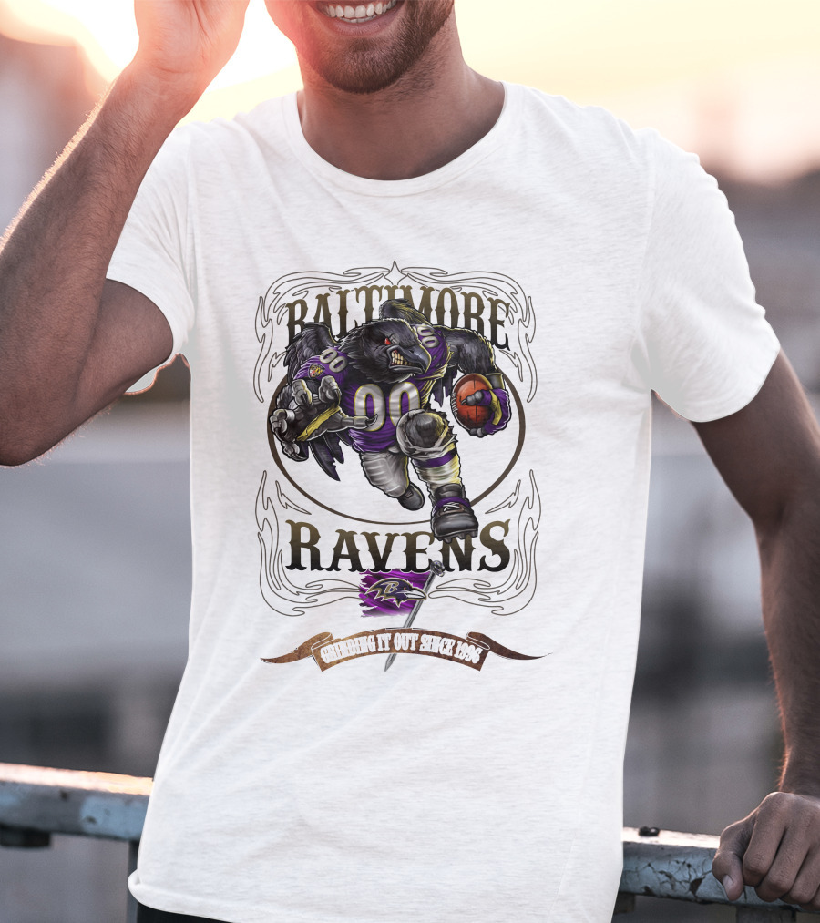 Baltimore Ravens Grinding It Out Since 1996 T-Shirt