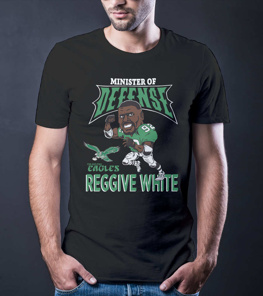 Minister Of Defense Philadelphia Eagles Reggie White T-Shirt