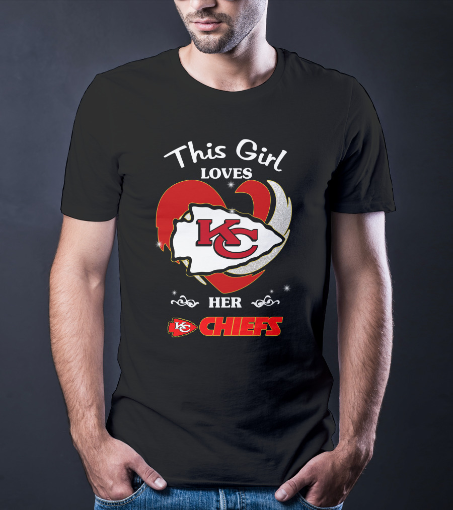 This Girl Loves Her Kansas City Chiefs T-Shirt