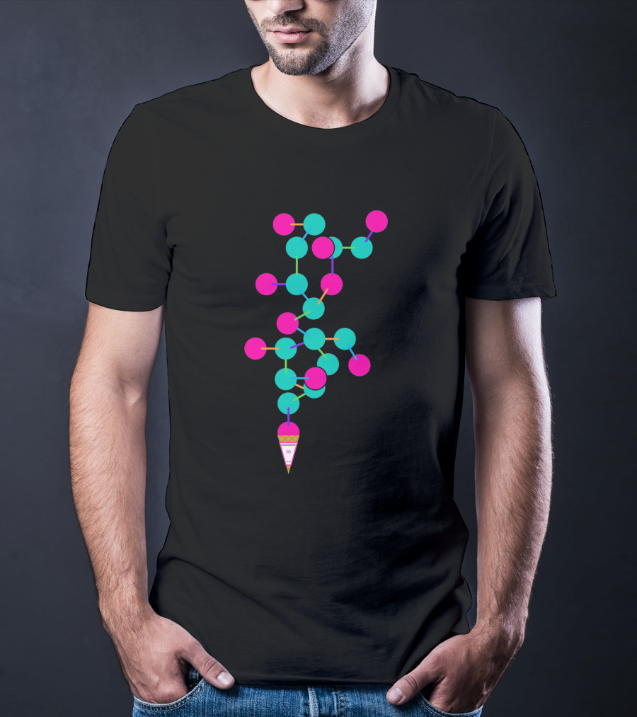 A Scoop Of Sucrose 31492 Molecule Ice Cream T-Shirt