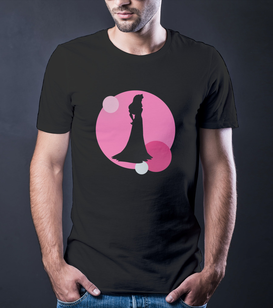 Aurora Silhouette 572801 Pink Circle T-Shirt