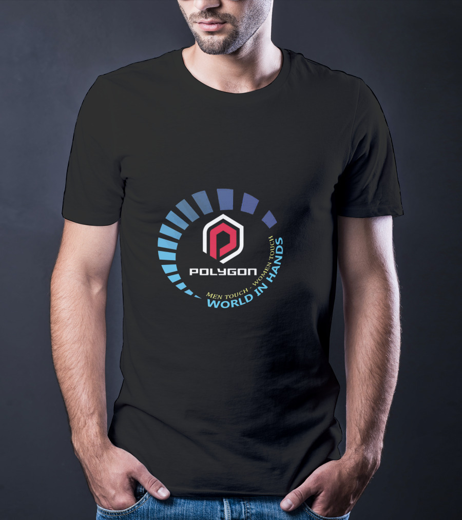 Polygon Mtb Men Touch Women Touch World IN Hands T-Shirt