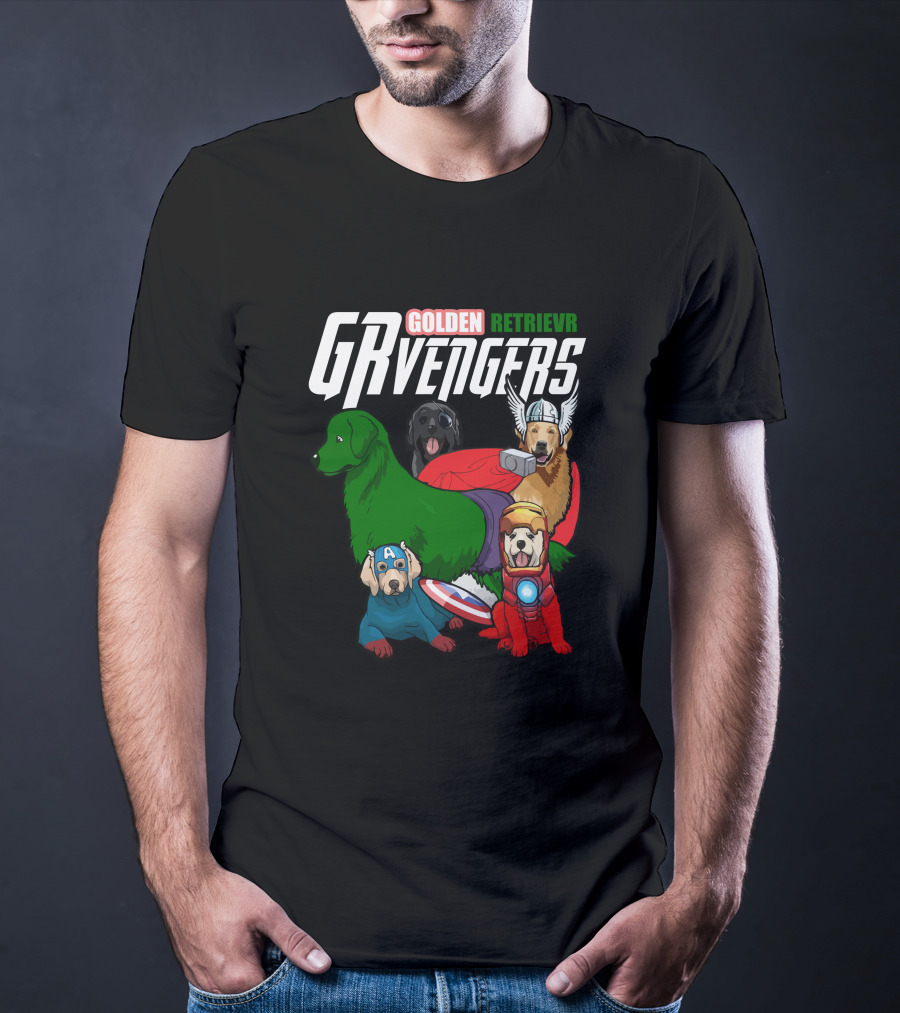 GOLDEN RETRIEVR GRVENGERS T-Shirt