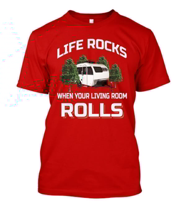 LIFE ROCKS WHEN YOUR LIVING ROOM ROLLS Little Guy Mini Max T-Shirt