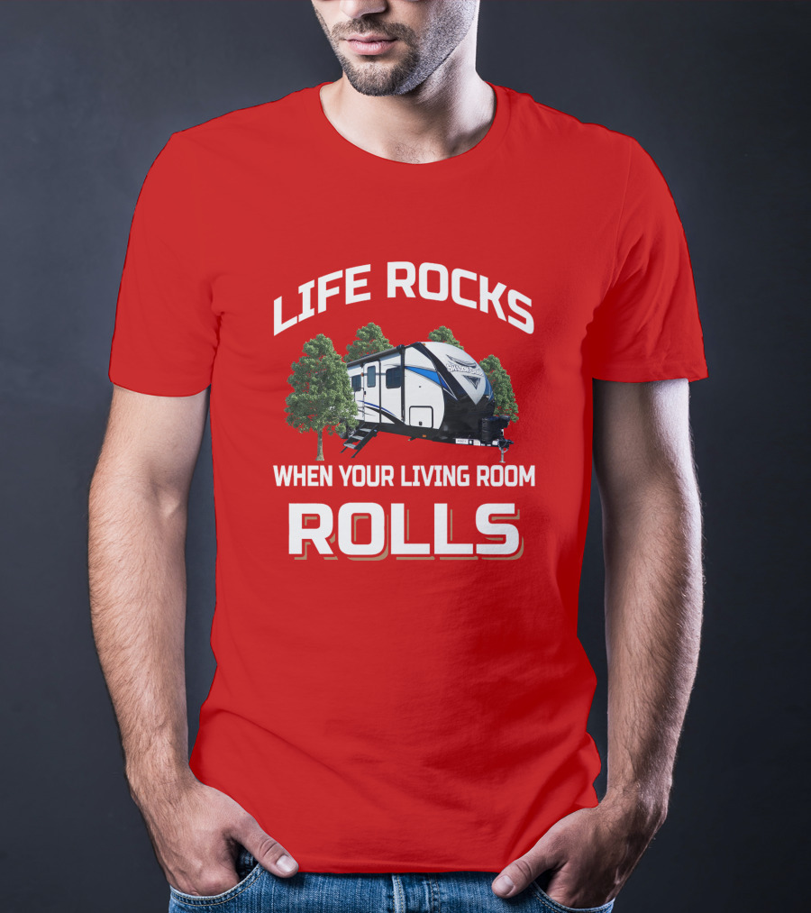 Life Rocks When Your Living Room Rolls Shadow Cruiser T-Shirt