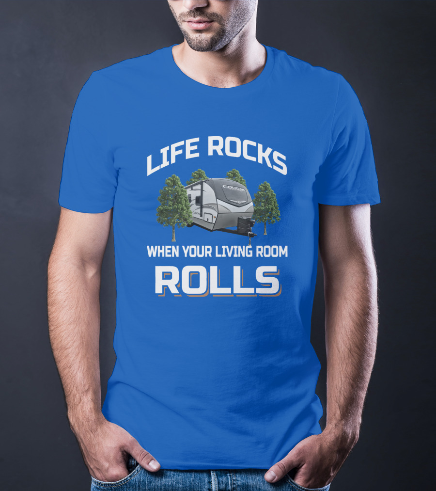 LIFE ROCKS WHEN YOUR LIVING ROOM ROLLS COUGAR 22RBS T-Shirt