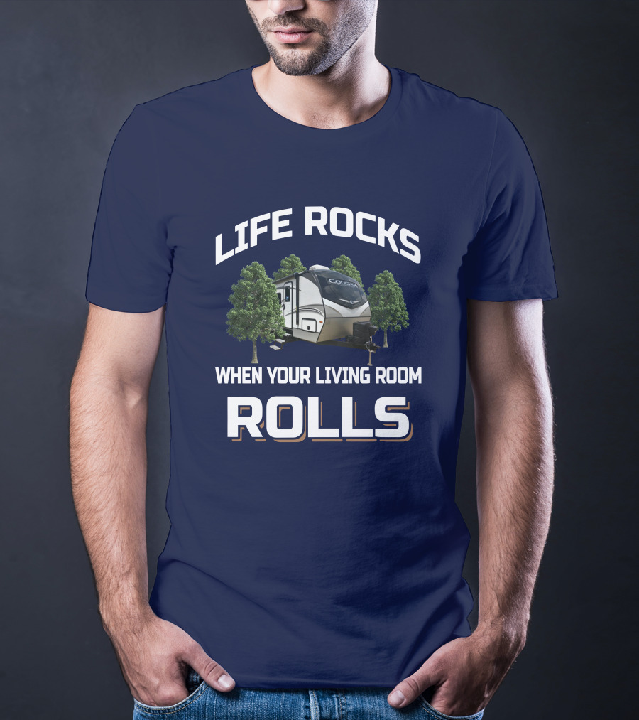 Life Rocks When Your Living Room Rolls Cougar 26Rbs T-Shirt