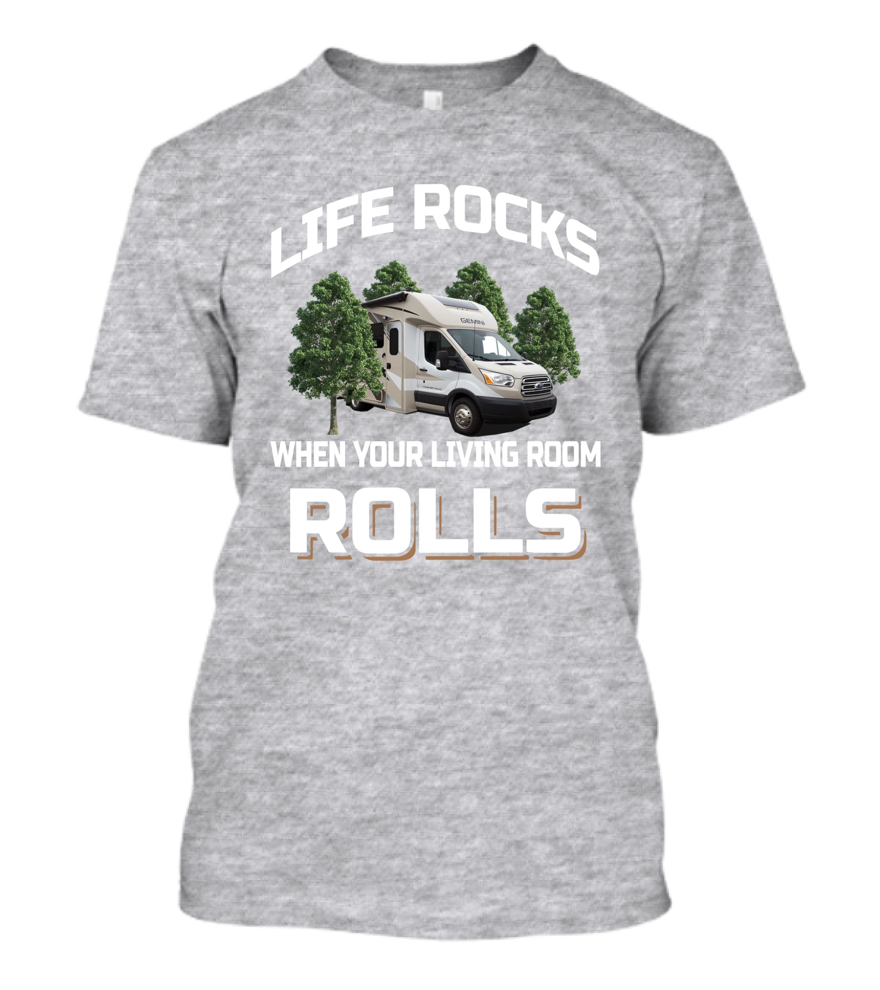 LIFE ROCKS WHEN YOUR LIVING ROOM ROLLS Gemini 23TR T-Shirt