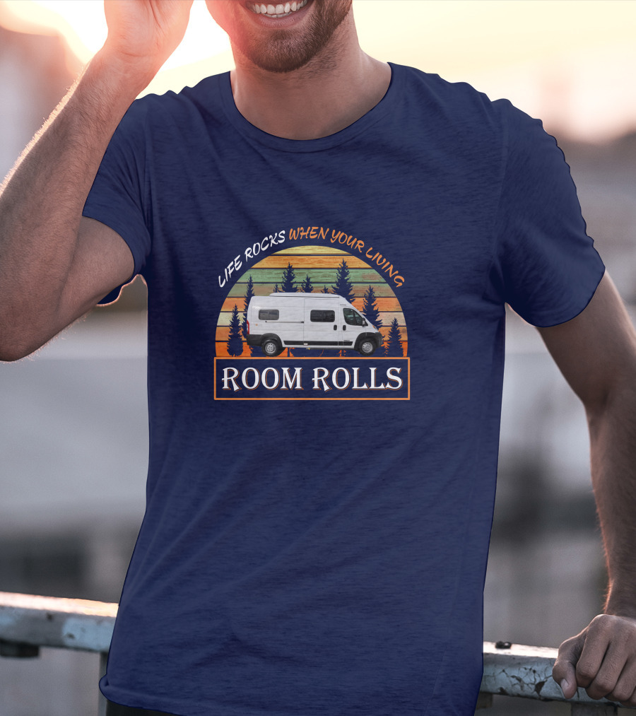 Life Rocks When Your Living Room Rolls Winnebago Solis 59P T-Shirt
