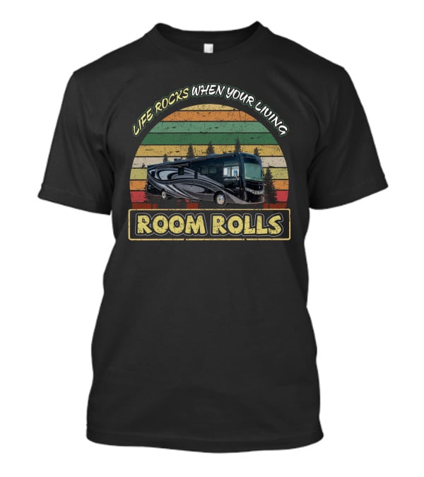 Life Rocks When Your Living Room Rolls Palazzo 37.4 T-Shirt
