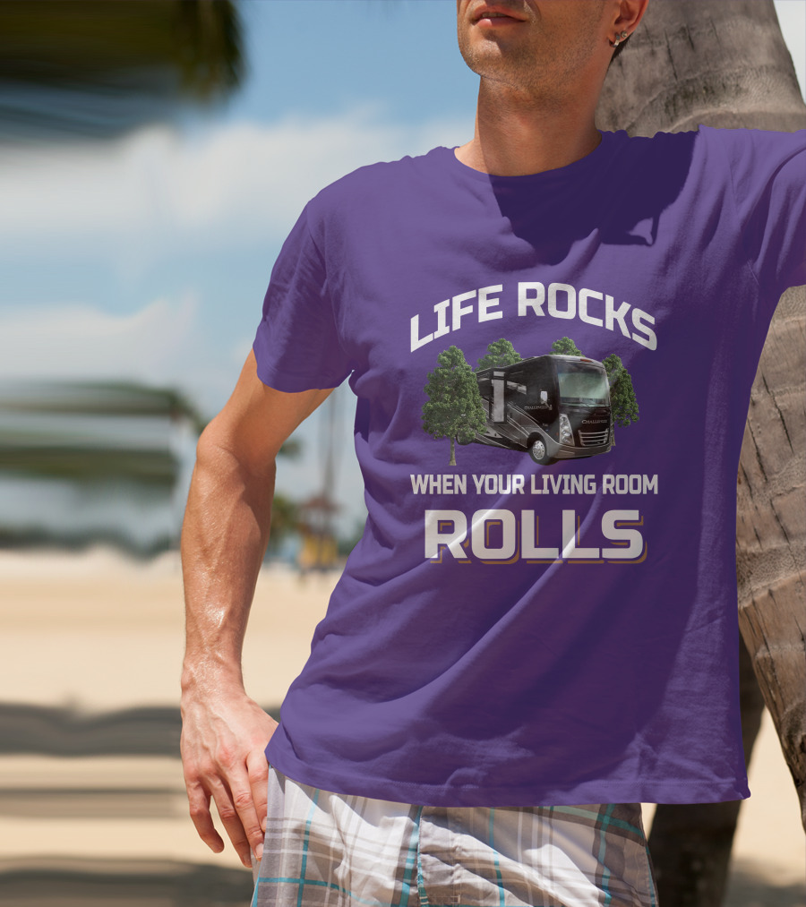 Life Rocks When Your Living Room Rolls Thor Challenger T-Shirt