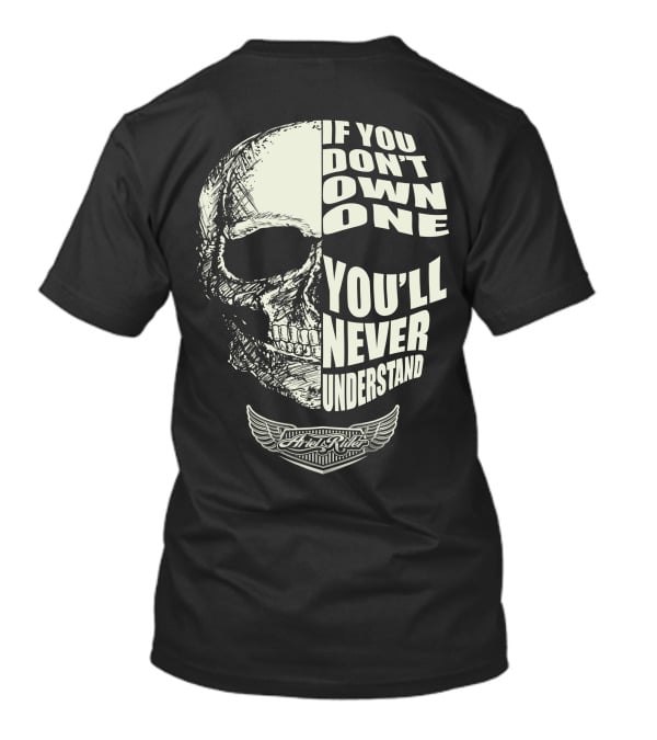 If You Don't Own One You'll Never Understand Ariel Rider Skull T-Shirt