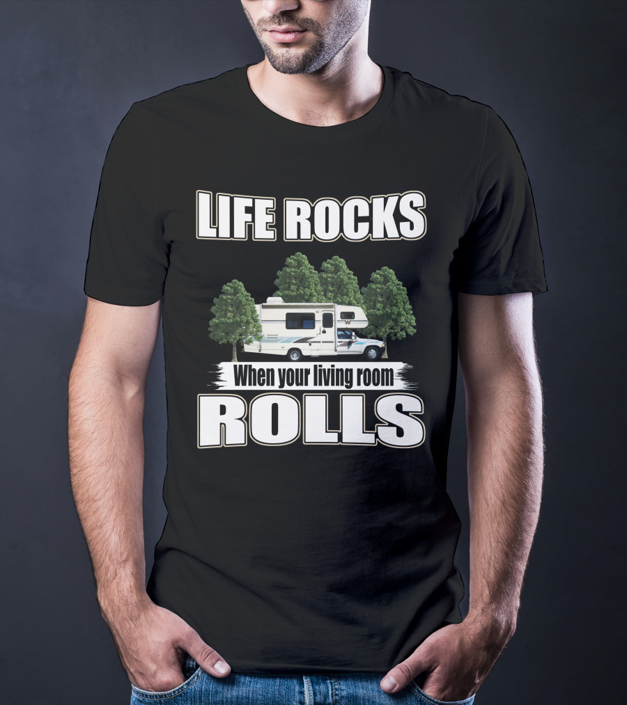 LIFE ROCKS When Your Living Room ROLLS Toyota Warrior 1991 T-Shirt