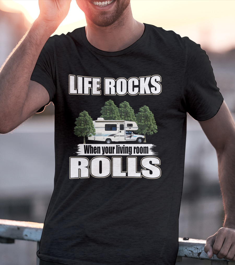 LIFE ROCKS When Your Living Room ROLLS Toyota Warrior 1991 T-Shirt