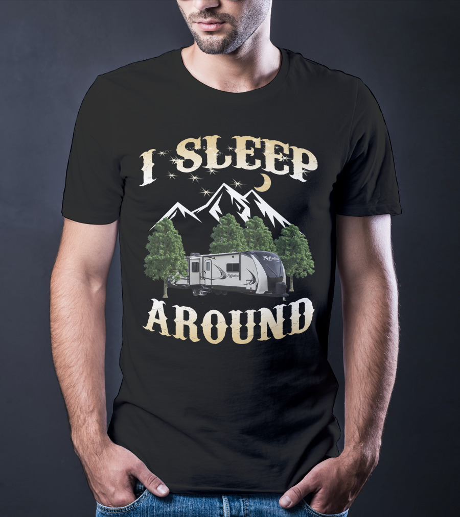 I Sleep Around Grand Design Reflection 315 RLTS Mountain And Trees T-Shirt