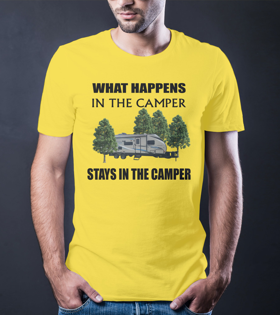 What Happens In The Camper Stays In The Camper Coachman 184 BHS T-Shirt
