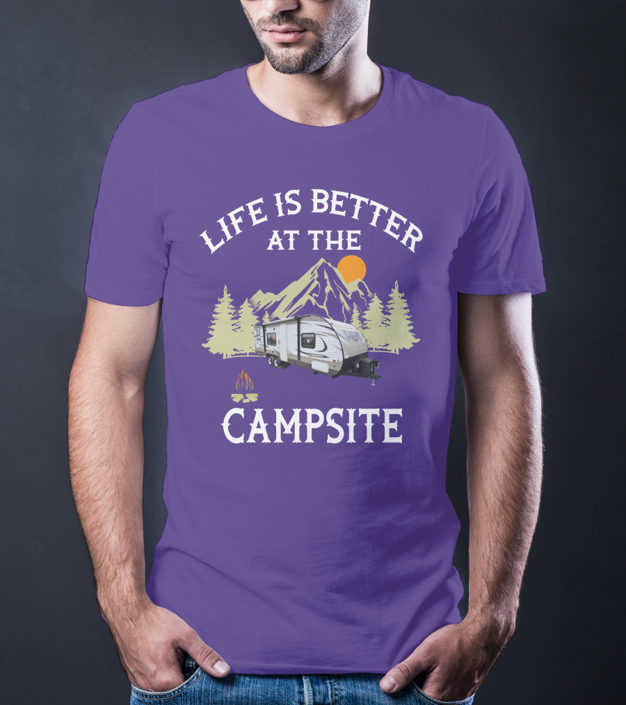 Life Is Better At The Campsite Forest River Wildwood X Lite 261BHXL T-Shirt
