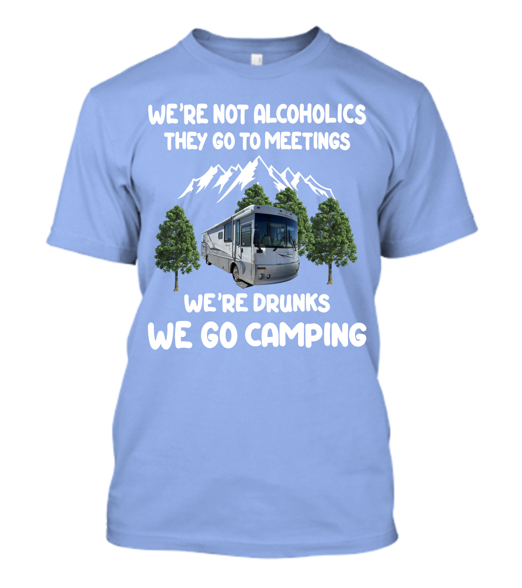 Winnebago Journey 36LD RV Among Green Trees T-Shirt