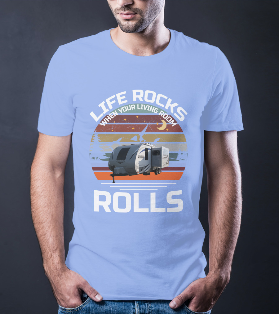 Lance Campers Home Is Where You Park It Retro Camper Adventure T-Shirt