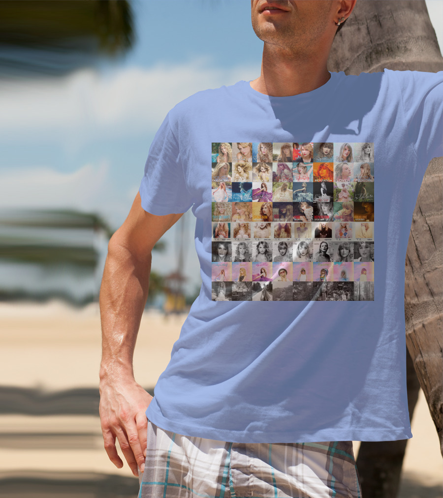 Taylor Swift Album Covers Through Each Era's T-Shirt