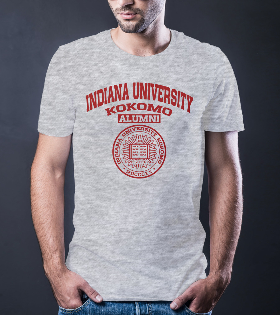 Indiana University Kokomo Alumni Seal Logo MDCCCXX T-Shirt