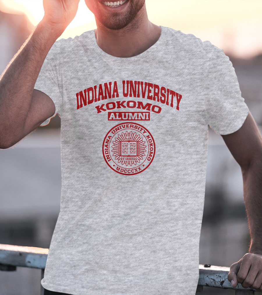 Indiana University Kokomo Alumni Seal Logo MDCCCXX T-Shirt