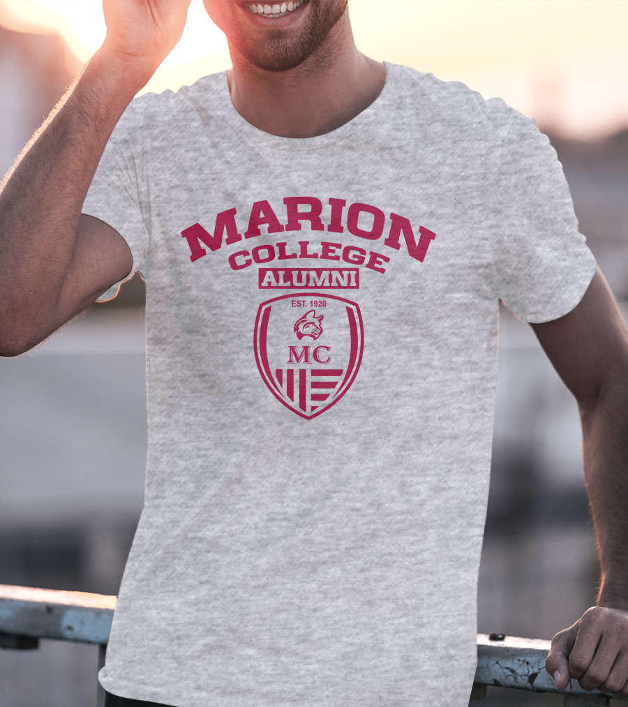 Marion College Alumni Est. 1920 MC Shield T-Shirt