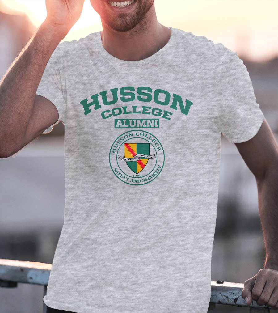 Husson College Alumni Safety And Security 1898 Character Humility T-Shirt