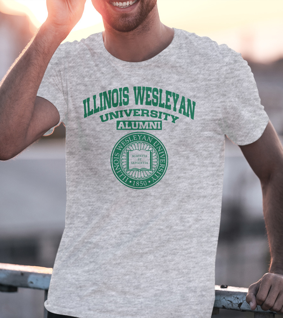 Illinois Wesleyan University Alumni Scientia Et Sapientia Seal 1850 T-Shirt