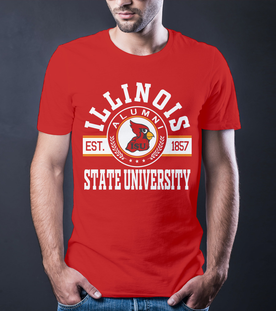 Illinois State University Alumni EST. 1857 ISU T-Shirt